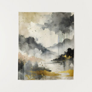 Tenture Tempête d'or