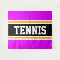 TENNIS Fun Sportatif Rose clair Stripes Jaune Noir
