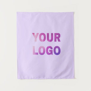 Tenture texte simple minimal ajoutez votre logo/design ici