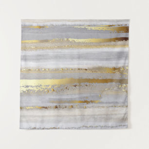 Tenture Texture d'aquarelle en or gris luxe