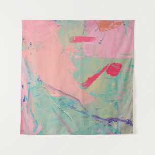 Tenture Texture de peinture à l'huile multicolore. Arrière