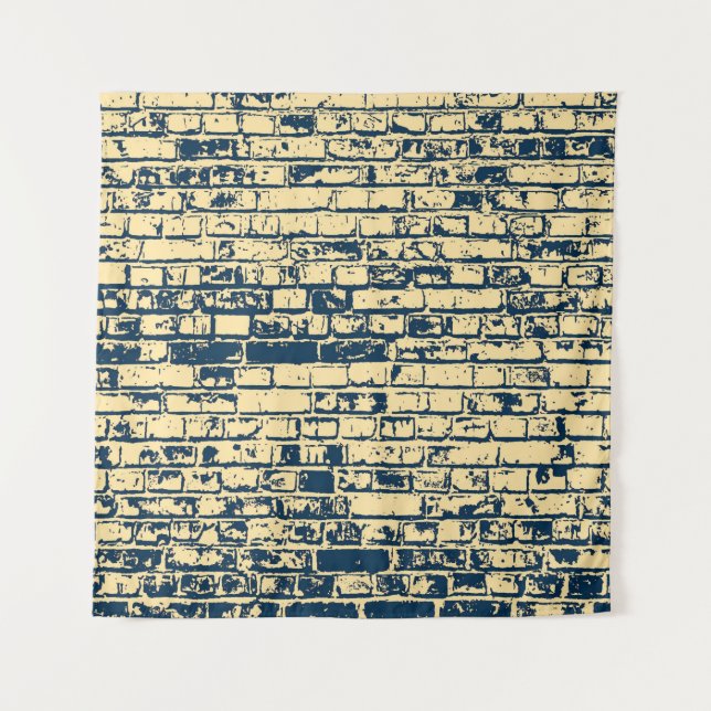 Tenture Texture d'un mur en brique. Design élégant de papi (Devant)