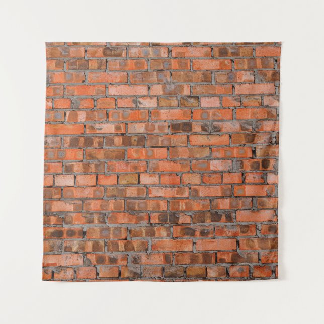 Tenture Texture d'un vieux mur de brique closeupaged, arch (Devant)