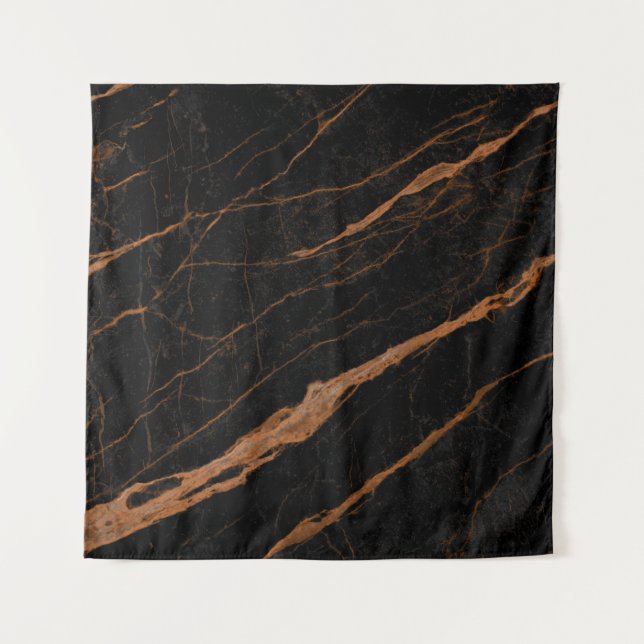 Tenture texture en marbre noir naturel emperador arrière - (Devant)