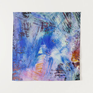 Tenture texture raster acrylique différente mono multicolo