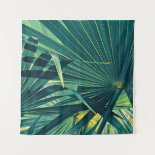 Tenture Texture tonique à feuille de palme striée