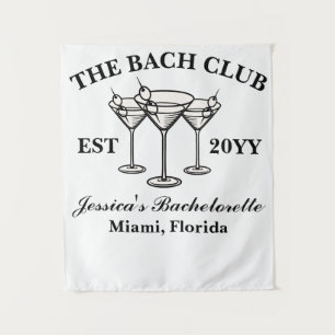 Tenture The Bach Club Luxueux Voyage de Bachelorette Photo
