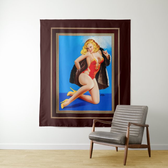 Tenture The Feed Of Mink par Peter Driben (En situation)