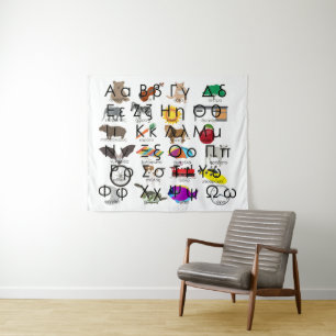 Tenture The Greek Alphabet Letters