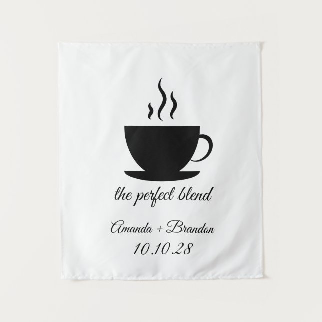 Tenture The Perfect Blend Wedding Backdrop (Devant)