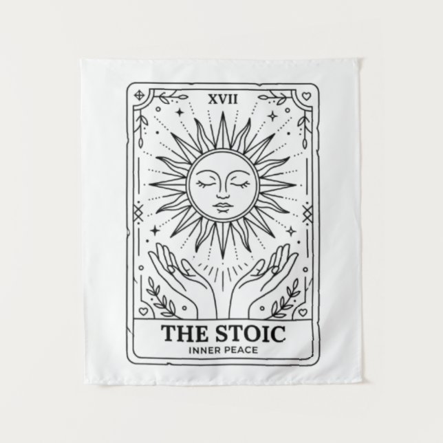 Tenture The Stoic Tarot Card (Devant)