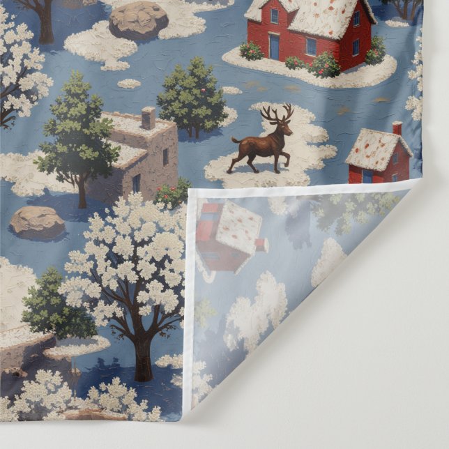 Tenture Theftree de Noël (Détail)