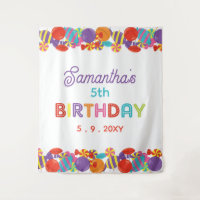 Thème de bonbons colorés Anniversaire
