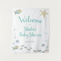 Thème Sous l'Océan Bienvenue à la Baby Shower