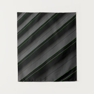 Tenture Tissu à rayures blanches et noires