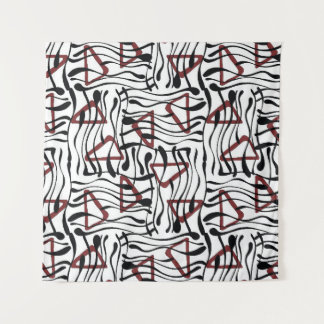 Tenture Tissu géométrique : Design Motif artistique.