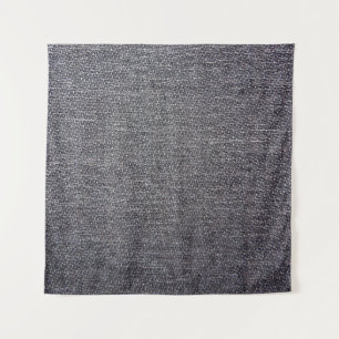 Tenture tissu gris noir