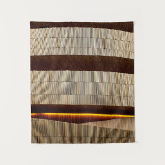 Tenture Tissu rayé noir et blanc