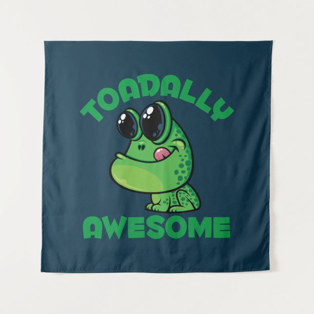 Tenture Toad de Cartoon Joyeux (Devant)