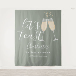Tenture Toasteons Mariage Fleur de Sauge Fond de Décor