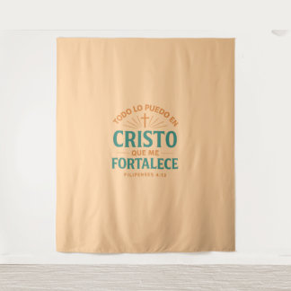 Tenture Todo lo puedo en Cristo que me fortalece 