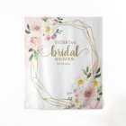 Toile de fond de mariage floral rose pour accessoi