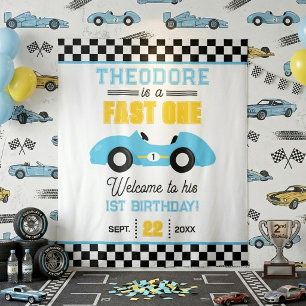Tenture Toile de fond pour la 1ère fête d'anniversaire de