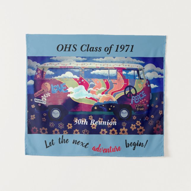 Tenture Toile de fond pour photobooth de retrouvailles de  (Devant (Horizontal))