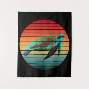 Tenture tortue vintage