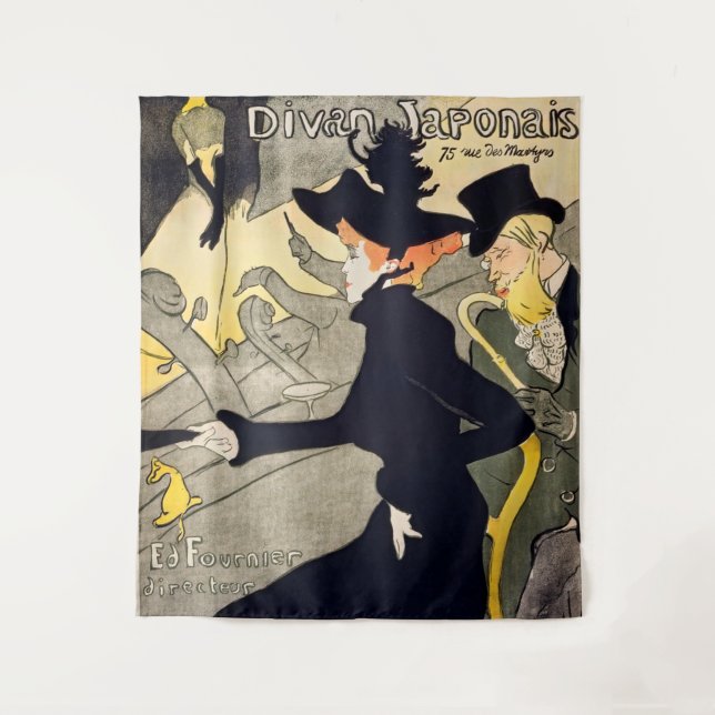 Tenture Toulouse-Lautrec - Divan Japonais (Devant)
