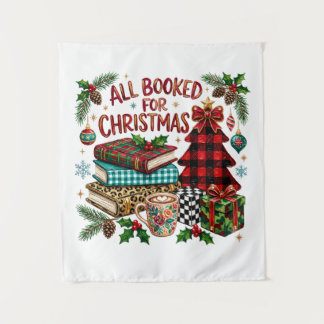 Tenture Tout réservé pour l'amant de livres de Noël
