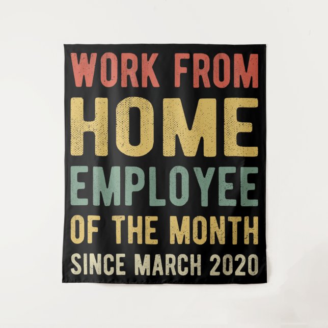 Tenture Travail de l'employé à domicile du mois I (Devant)