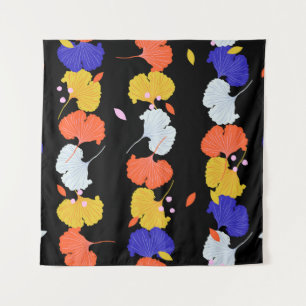 Tenture Trendy coloré vintage Illustration verticale stri