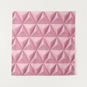 Tenture Triangles géométriques 3D : arrière - plan minimal