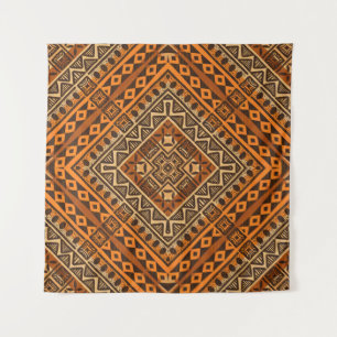 Tenture Tribal ethnique textile motif style africain