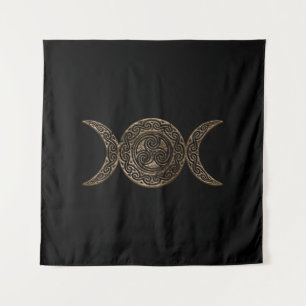 Tenture Triple lune - Déesse triple - Triskelion