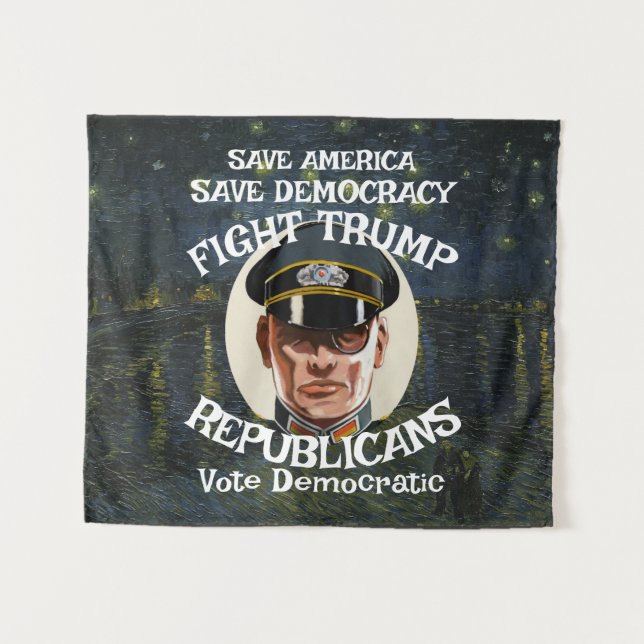 Tenture Trump Parti Républicain Grad Retraite Mariage MB (Devant (Horizontal))