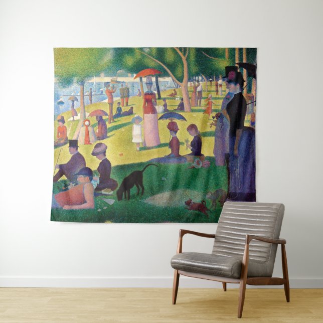 Tenture Un dimanche après-midi sur la La grand Jatte par (En situation (horizontale))