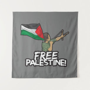 Tenture Un enfant-drapeau du Résister Palestinien Liberté