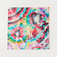 Un Grunge Dur Rouge. Motif de Shibori. Arbre à pin