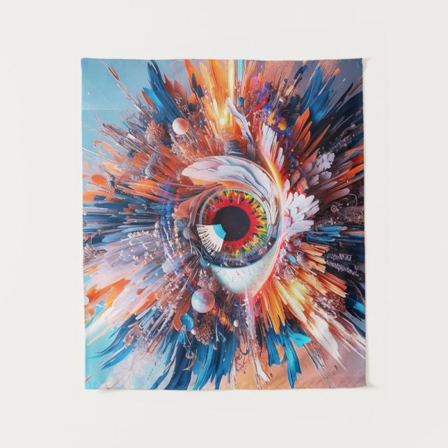 Tenture Un Monde De Merveilles Commence Par La Vision (Devant)