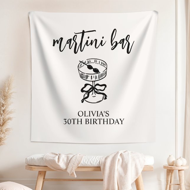 Tenture Un panneau de bar pour fête d'anniversaire avec ma (Créateur téléchargé)