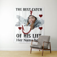 Un pêcheur chanceux couple de poissons photo assor