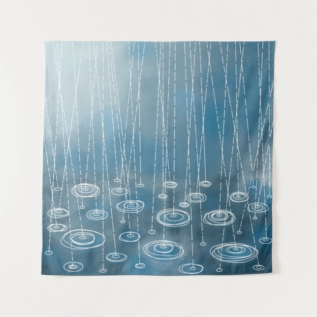 Tenture Une autre peinture de jour pluvieux (Devant)