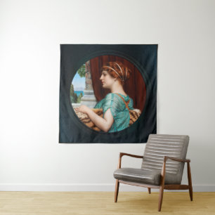 Tenture Une dame de Pompéi par John William Godward