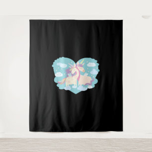 Tenture Unicorn Love