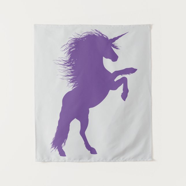 Tenture Unicorne violette (Devant)