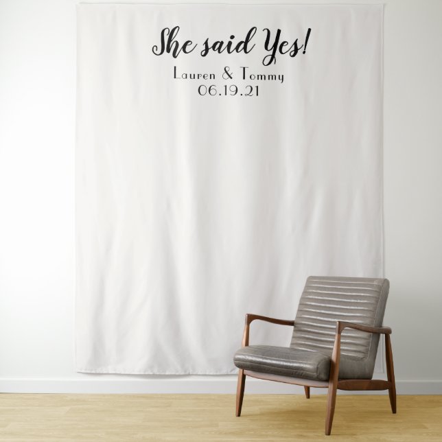 Tenture V2 Cadre personnalisé pour Mary-Ellen (En situation)