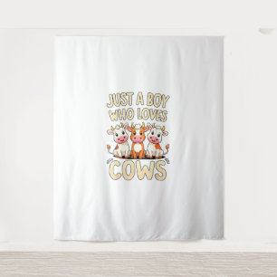 Tenture Vache _ Boys & Toddler, Juste Un Garçon Qui Aime L