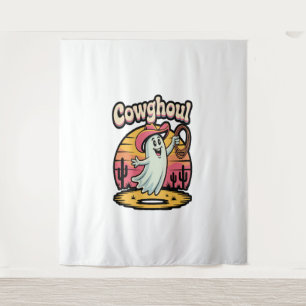 Tenture Vache Ghoul Halloween Éffrayant